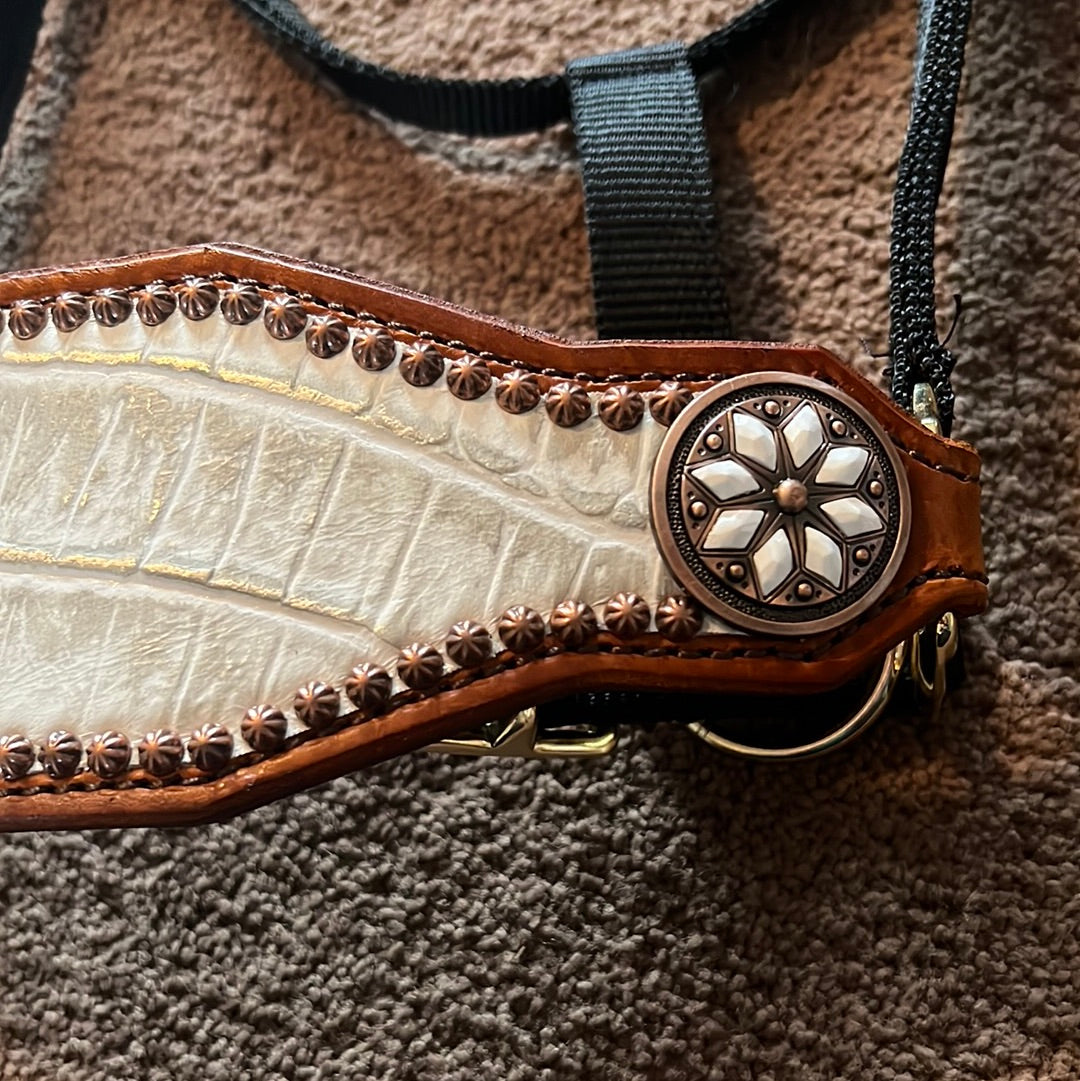 Gray Bronc Halter – Melissa's Custom Conchos