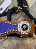 Purple Metallic Mini Bronc Halter