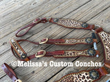 Cheetah Longhorn Tack set