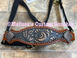 Gold Floral Bronc Halter