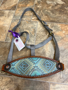 Turquoise Aztec Bronc Halter