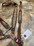 Sunflower Cheetah Tack set