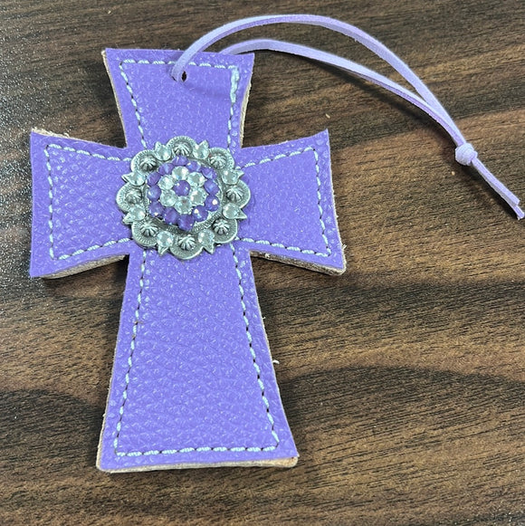 Purple Saddle Cross