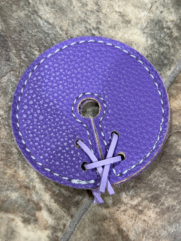 Purple Leather Bit Guards