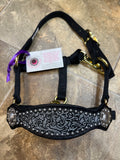 Black Mini Bronc Halter