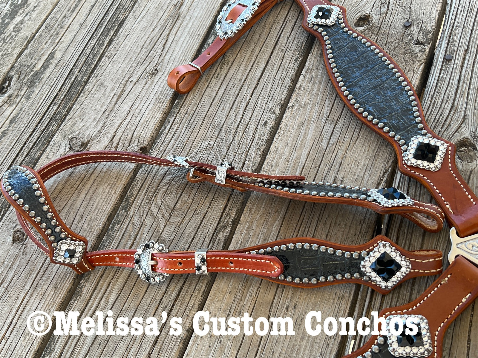 Gray Bronc Halter – Melissa's Custom Conchos